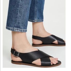 Madewell The Boardwalk Crossover Sandals